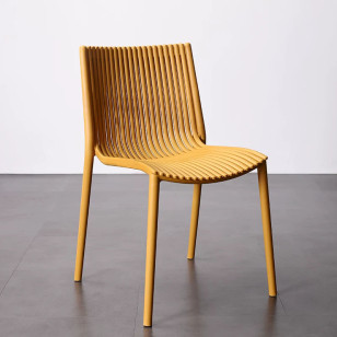 簡約北歐風條紋休閒椅